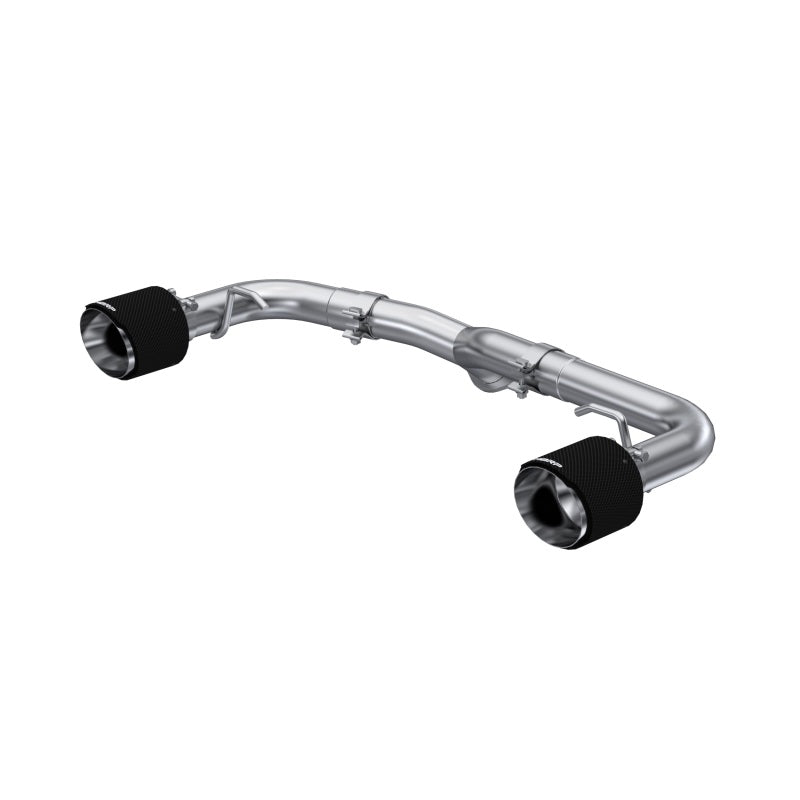 MBRP PS48053CF - MBRPS48053CF - MBRP 2022 Subaru BRZ 2.4L/Toyota GR86 2.4L 2.5in Dual Split Rear Exit w/5in OD CF Tips - T304 - Shipped in Europe - Tuningsupply.com