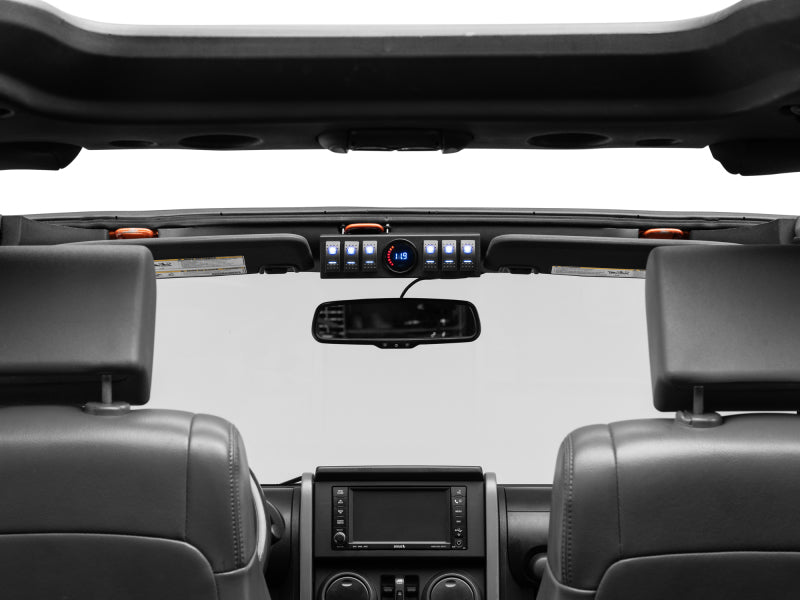 Raxiom J131127 - RAXJ131127 - Raxiom 07-18 Jeep Wrangler JK Control Box w/ Switch Panel - Shipped in Europe - Tuningsupply.com