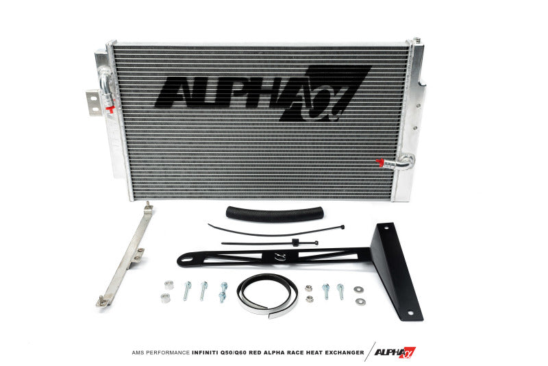 AMS ALP.28.02.0004-1 - AMSALP.28.02.0004-1 - AMS Performance Infiniti 17+ Q60 / 16+ Q50 3.0TT VR30 Alpha Race Heat Exchanger - Shipped in Europe - Tuningsupply.com