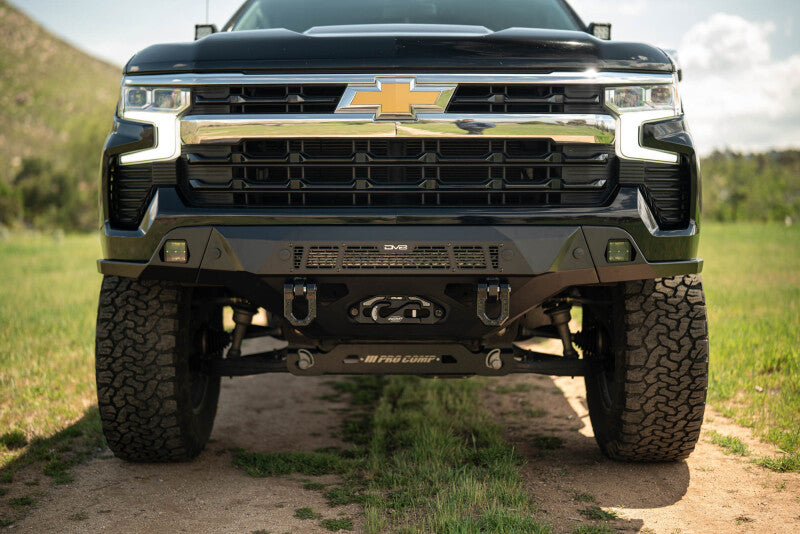 DV8 Offroad FBCS1-08 - DVEFBCS1-08 - DV8 Offroad 2022+ Chevrolet Silverado 1500 Offroad Spec Series Front Bumper w/ Winch - Shipped in Europe - Tuningsupply.com