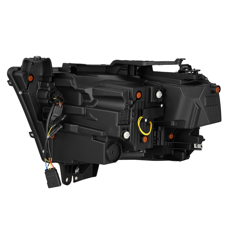 AlphaRex 880906 - ARX880906 - AlphaRex 25-26 Dodge Ram 1500 Luxx LED Proj Headlights -Alpha Black w/Activ Lit/Seq Signal/Switchbk - Shipped in Europe - Tuningsupply.com
