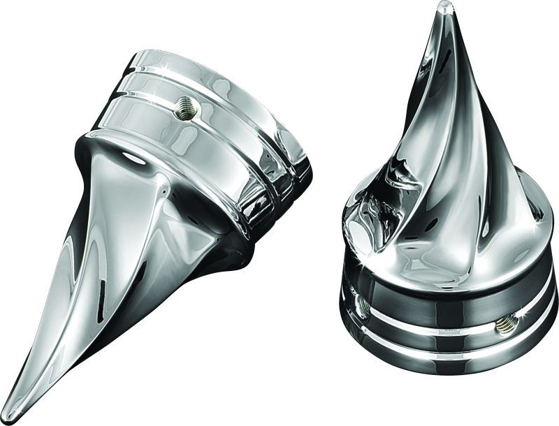 Kuryakyn 1217 - KUR1217 - Kuryakyn Twisted Axle Caps Chrome - Shipped in Europe - Tuningsupply.com