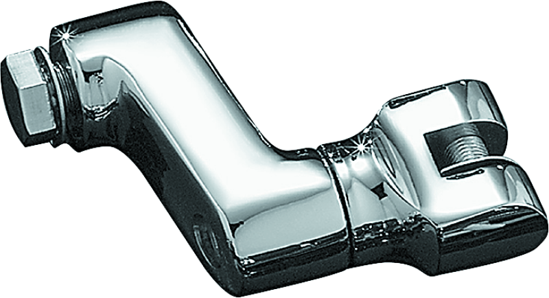 Kuryakyn 7996 - KUR7996 - Kuryakyn Offset Peg Mount With 1/2in-13 Mount Bolts Chrome (Pair) - Shipped in Europe - Tuningsupply.com