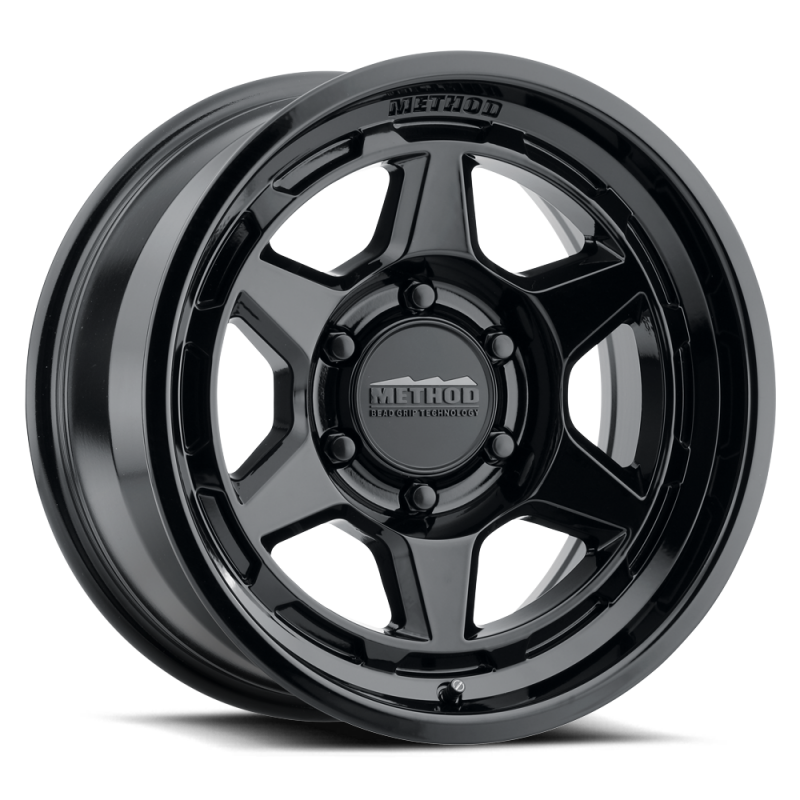 Method Wheels MR708785601300 - MRWMR708785601300 - Method MR708 17x8.5 / 0mm Offset / 6x5.5 / 106.25mm CB - Gloss Black - Shipped in Europe - Tuningsupply.com