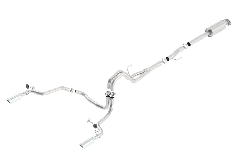 Borla 140616 - BOR140616 - Borla 15-16 Ford F-150 3.5L EcoBoost Ext. Cab Std. Bed Catback Exhaust ATAK Single Split Rear Exit - Shipped in Europe - Tuningsupply.com