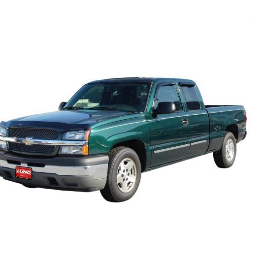 AVS 94044 - AVS94044 - AVS 99-07 Chevy Silverado 1500 Ext. Cab Ventvisor Outside Mount Window Deflectors 4pc - Smoke - Shipped in Europe - Tuningsupply.com