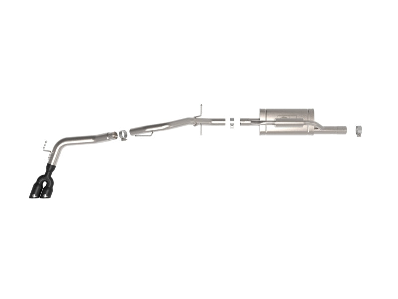 aFe 49-33148-B - AFE49-33148-B - aFe 2024+ Ford Ranger L4-2.3L (t) Vulcan Series 2.5in to 3in Cat-Back Exhaust w/ Black Tip - Shipped in Europe - Tuningsupply.com
