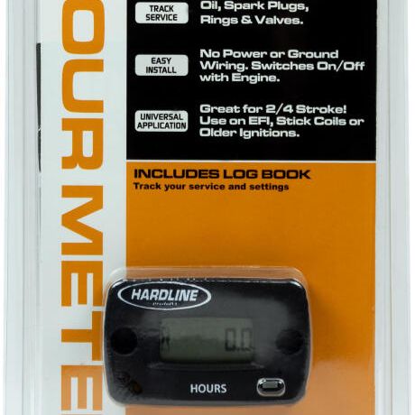 Hardline HR-8063-2 - HRLHR-8063-2 - Hardline Hour Meter For Gasoline Engines - Shipped in Europe - Tuningsupply.com