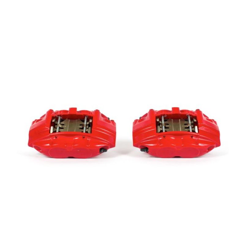 PowerStop S6232 - PSBS6232 - Power Stop 09-19 Nissan 370Z Front Red Calipers w/o Brackets - Pair - Shipped in Europe - Tuningsupply.com