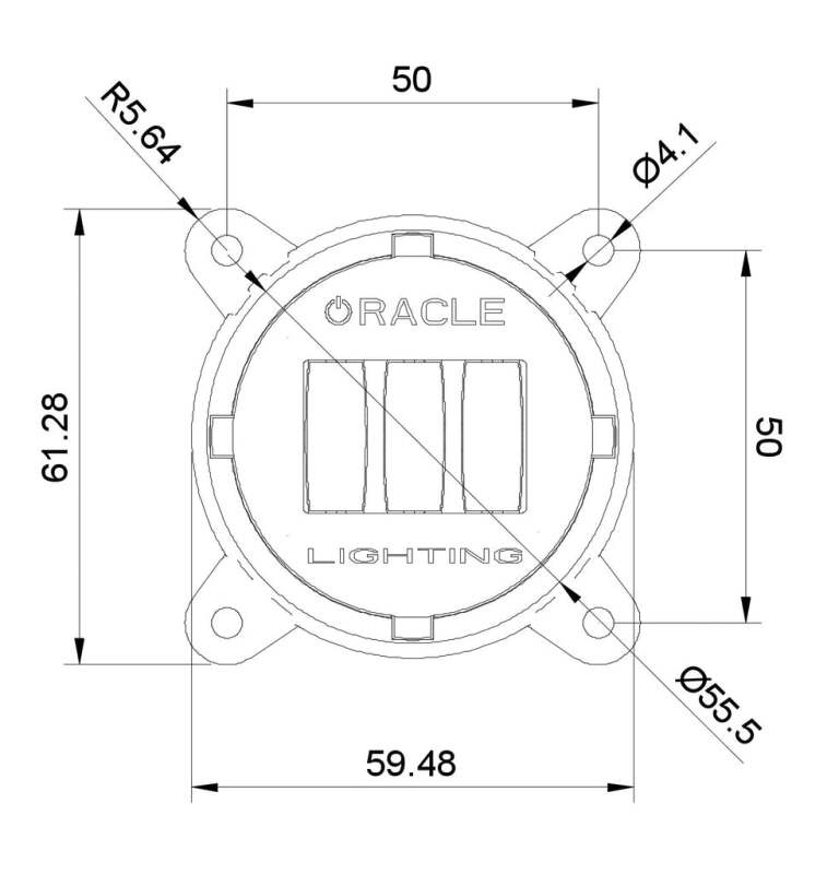 ORACLE Lighting 5893-001 - ORL5893-001 - Oracle 60mm 15W Fog Beam LED Emitter - Shipped in Europe - Tuningsupply.com