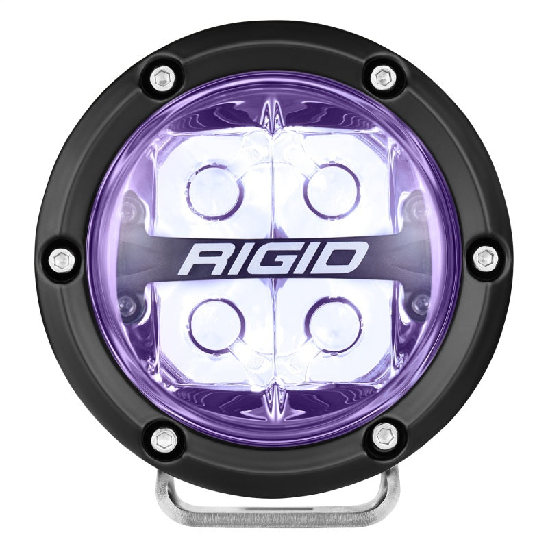 Rigid Industries 36402 - RIG36402 - Rigid Industries 360-Series 4in LED Off-Road Spot Beam - RGBW (Pair) - Shipped in Europe - Tuningsupply.com