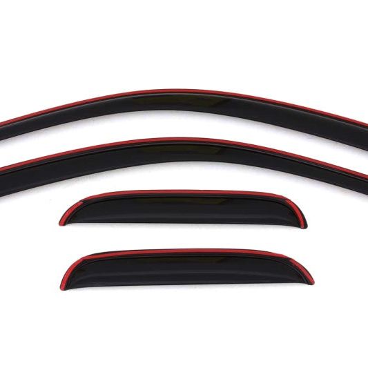 AVS 194040 - AVS194040 - AVS 07-13 Chevy Silverado 1500 Ext. Cab Ventvisor Front & Rear Window Deflectors 4pc - Smoke - Shipped in Europe - Tuningsupply.com