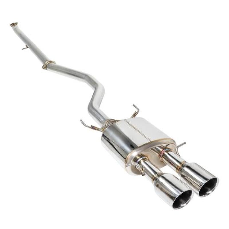 Remark RK-C1076H-02 - REMRK-C1076H-02 - Remark 2017 Civic Si 4 Door Sedan Cat Back Exhaust w/Stainless Double Wall Tip (Not Resonated) - Shipped in Europe - Tuningsupply.com