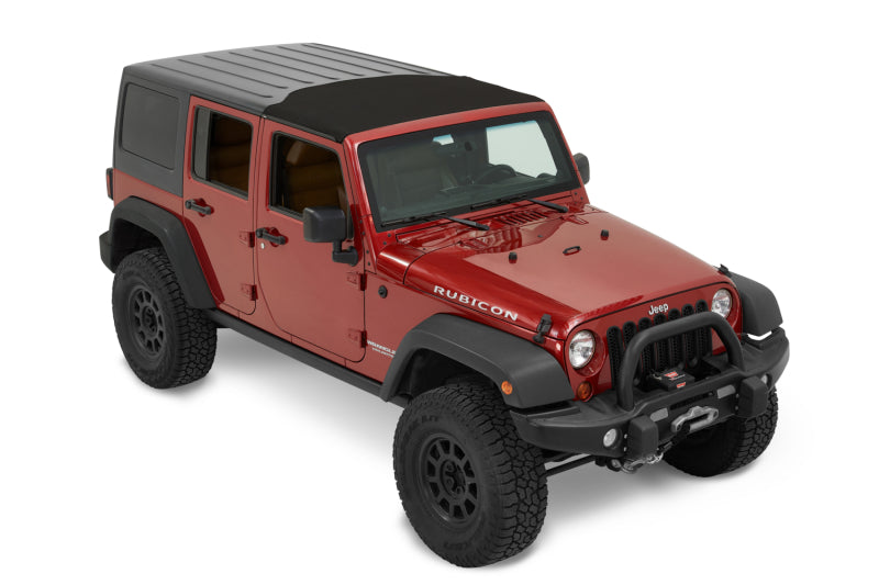 Bestop 52453-17 - BES52453-17 - Bestop 07-18 Jeep Wrangler JK Sunrider For Hardtop (Premium Black Twill 2-Door Or 4-Door) - Shipped in Europe - Tuningsupply.com