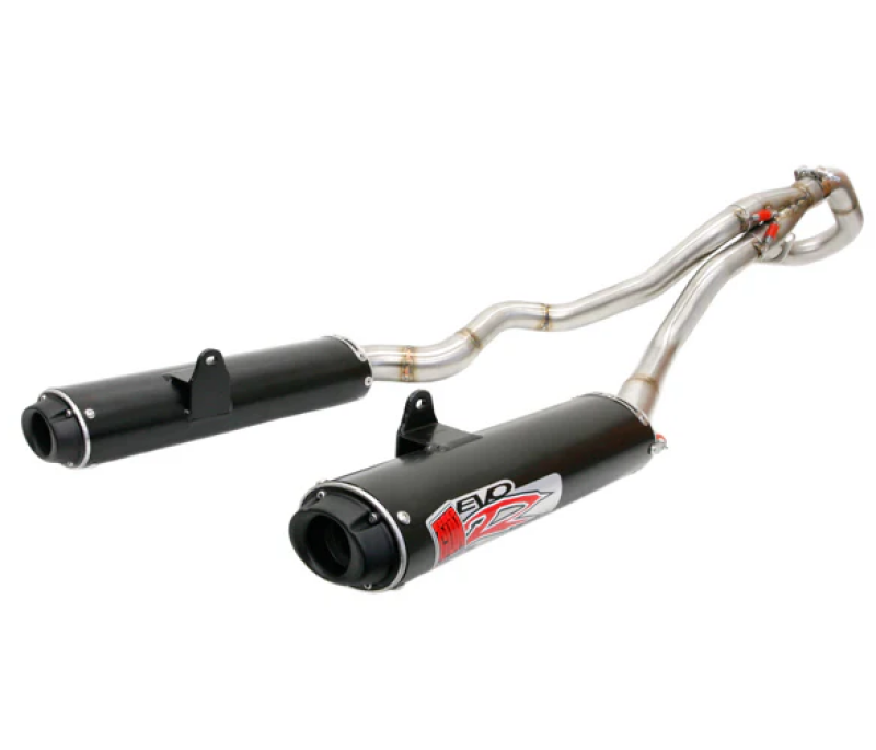 Big Gun - BIG09-3673-BK - Big Gun 15-24 Yamaha Raptor 700 EVO R Dual Full System Exhaust - Shipped in Europe - Tuningsupply.com