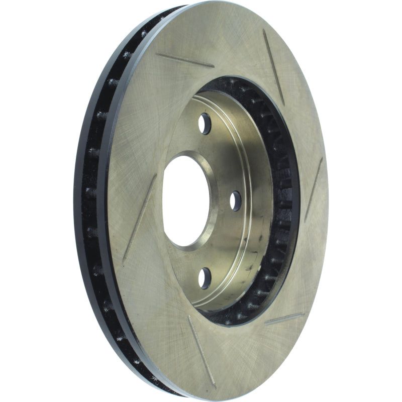 Stoptech 126.44069SR - STO126.44069SR - StopTech Power Slot 1/90-95 Toyota MR2 Front Right SportStop Slotted Rotor - Shipped in Europe - Tuningsupply.com