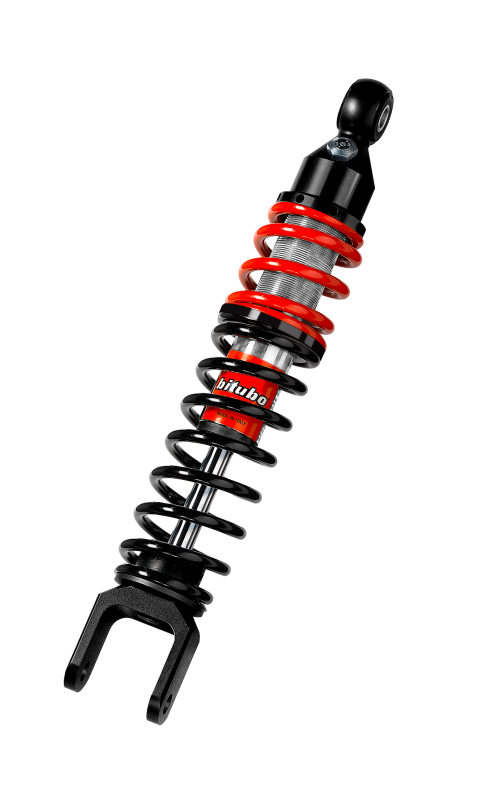Bitubo Suspension PV043YXB01 - BITPV043YXB01 - Bitubo YXB0 Monoshock Rear Adjustable: Spring Preload, Red And Black Springs - Shipped in Europe - Tuningsupply.com