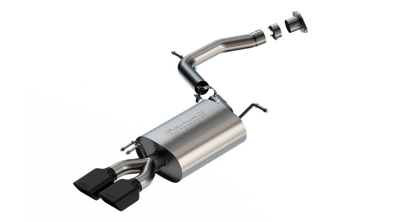 Borla 11979BC - BOR11979BC - Borla 2023 Hyundai Palisade/20-22 Kia Telluride 3.8L V6 S-Type Axle-Back Exhaust w/ Black Chrome Tip - Shipped in Europe - Tuningsupply.com