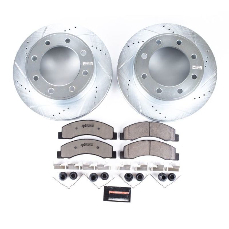 PowerStop K1905-36 - PSBK1905-36 - Power Stop 00-05 Ford Excursion Front Z36 Truck & Tow Brake Kit - Shipped in Europe - Tuningsupply.com