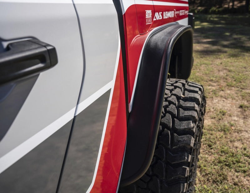 Bushwacker - BUS10928-07 - Bushwacker 2020 Jeep Gladiator Launch Edition Flat Style Flares 4pc - Black - Shipped in Europe - Tuningsupply.com