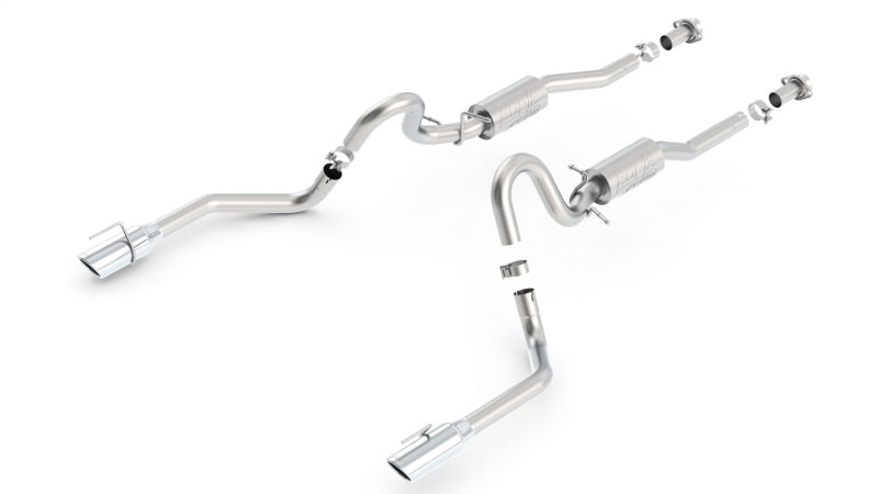 Borla 140458 - BOR140458 - Borla 99-04 Ford Mustang GT 4.5L V8 AT/MT RWD 2dr ATAK SS Catback Exhaust - Shipped in Europe - Tuningsupply.com