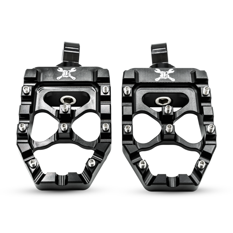 Burly Brand B13-1015B - BURB13-1015B - Burly Brand 97-22 Sportster/Dyna MX-Evolution Pegs - Black - Shipped in Europe - Tuningsupply.com