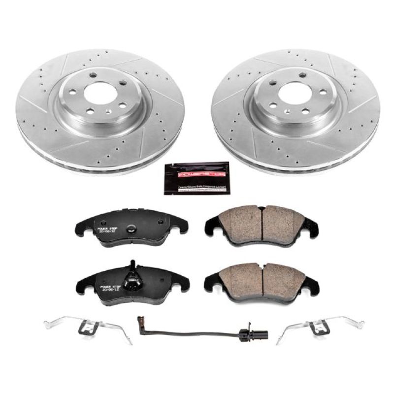 PowerStop K6140 - PSBK6140 - Power Stop 14-18 Audi A6 Front Z23 Evolution Sport Brake Kit - Shipped in Europe - Tuningsupply.com