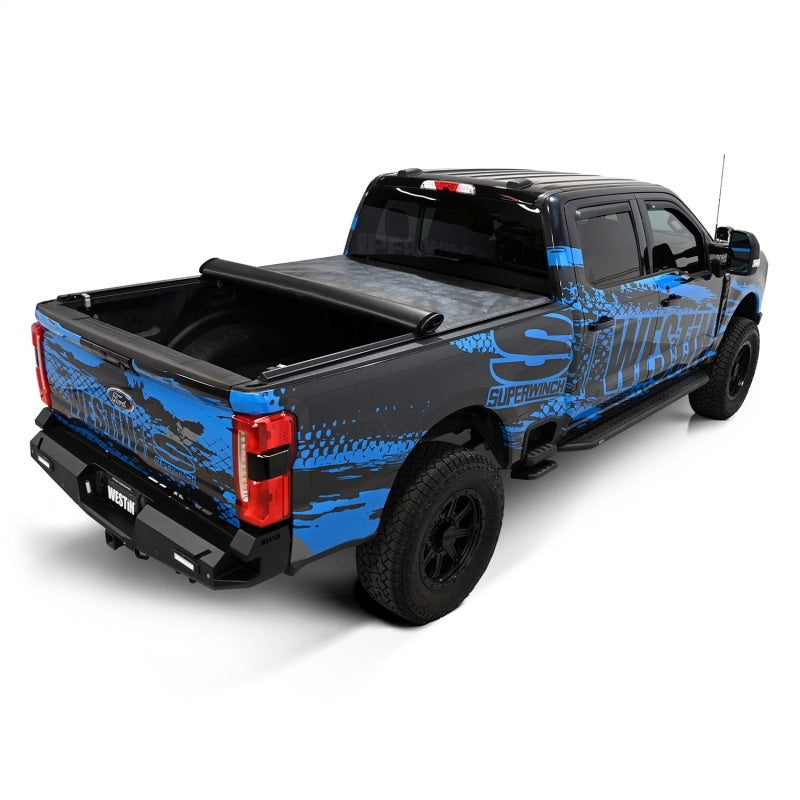 Westin 19-11005 - WES19-11005 - Westin 17-24 Ford F-250/350 Super Duty 6.75ft. Bed Soft Roll Tonneau Cover - Black - Shipped in Europe - Tuningsupply.com