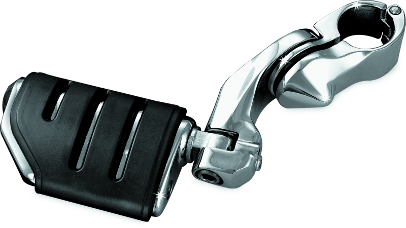 Kuryakyn 7585 - KUR7585 - Kuryakyn Tour Tech Trident Dually 4in Back Arm With 1-1/4in Clamps Chrome - Shipped in Europe - Tuningsupply.com