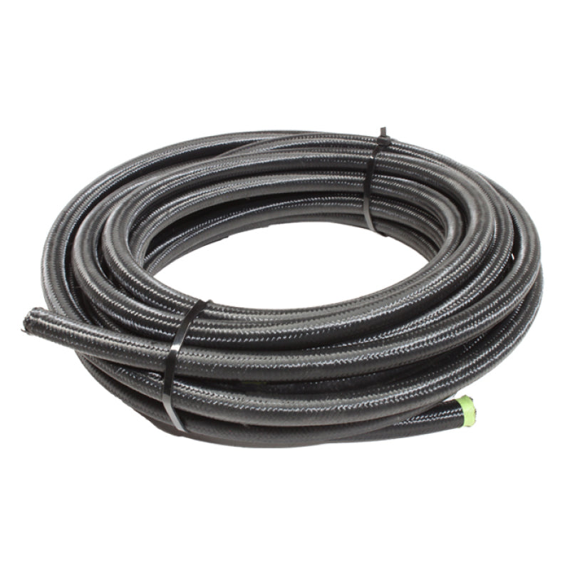 Snow Performance SNF-60830B - SNOSNF-60830B - Snow 8AN Braided Stainless PTFE Hose - 30ft (Black) - Shipped in Europe - Tuningsupply.com