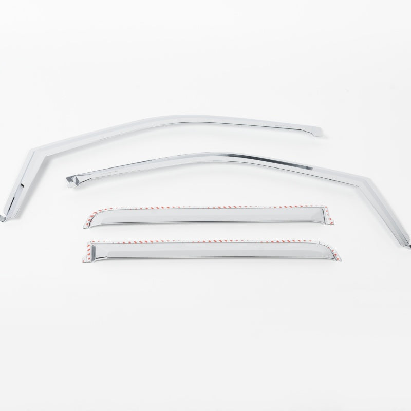 Putco 480065 - PUT480065 - Putco 17-20 Ford SuperDuty - Crew Cab (Set of 4) Element Chrome Window Visors - Shipped in Europe - Tuningsupply.com