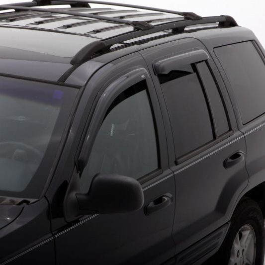 AVS 94650 - AVS94650 - AVS 2004 Ford Ecosport (Brazil) Ventvisor Outside Mount Window Deflectors 4pc - Smoke - Shipped in Europe - Tuningsupply.com