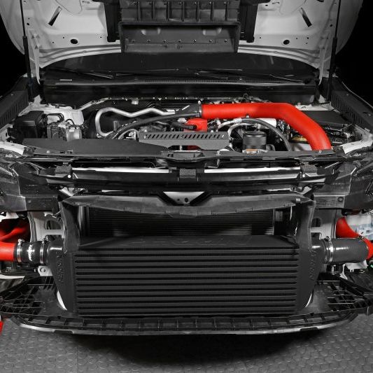 Perrin Performance PSP-ITR-441BK/RD - PERPSP-ITR-441BK/RD - PERRIN 22-25 Subaru WRX Front Mount Intercooler Kit (Red Tubes & Black Core) - Shipped in Europe - Tuningsupply.com