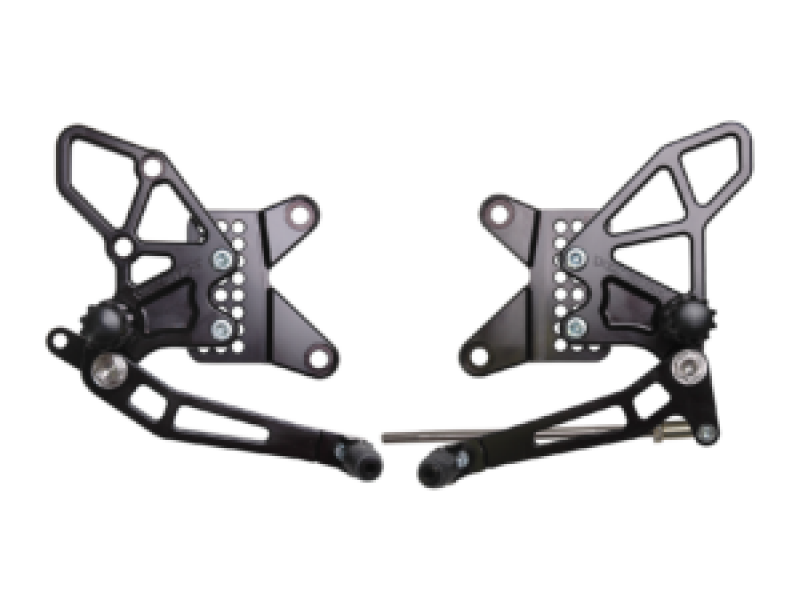 Vortex Racing RS416K - VTXRS416K - Vortex Racing 13-18 Kawasaki ZX636 Ninja ZX-6R Rear Set- Black - Shipped in Europe - Tuningsupply.com