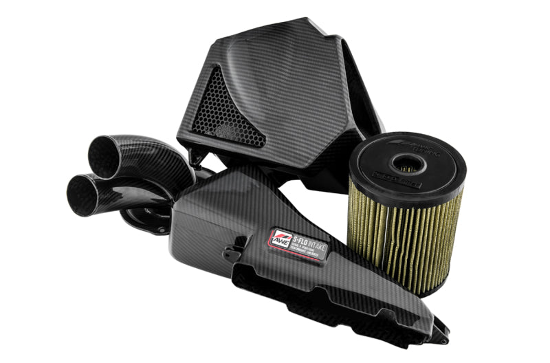 AWE Tuning 2660-15012 - AWE2660-15012 - AWE Tuning Audi C7 RS6 / RS7 4.0T S-FLO Carbon Intake V2 - Shipped in Europe - Tuningsupply.com