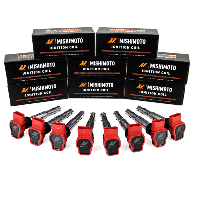 Mishimoto MMIG-VW-0604 - MISMMIG-VW-0604 - Mishimoto 06-08 VW/Audi Four Cylinder Ignition Coil Set - Shipped in Europe - Tuningsupply.com