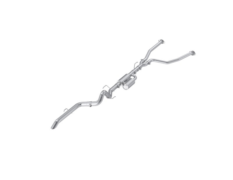 MBRP PS5305AL - MBRPS5305AL - MBRP 22-25 Toyota Tundra 3.4L 3in Cat Back Single Rear Turn Down - Aluminized Steel - Shipped in Europe - Tuningsupply.com