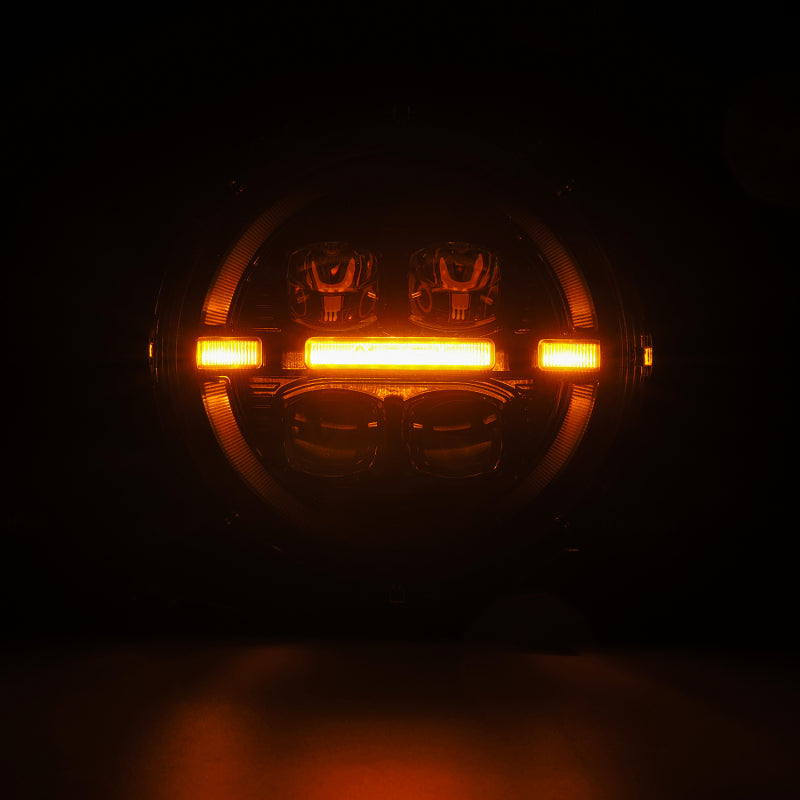 AlphaRex 880867 - ARX880867 - AlphaRex 18-23 Jeep Wrangler JL/Gladiator JT LED Proj Headlights Alpha-Blk w/ Activ Light/Seq Signal - Shipped in Europe - Tuningsupply.com