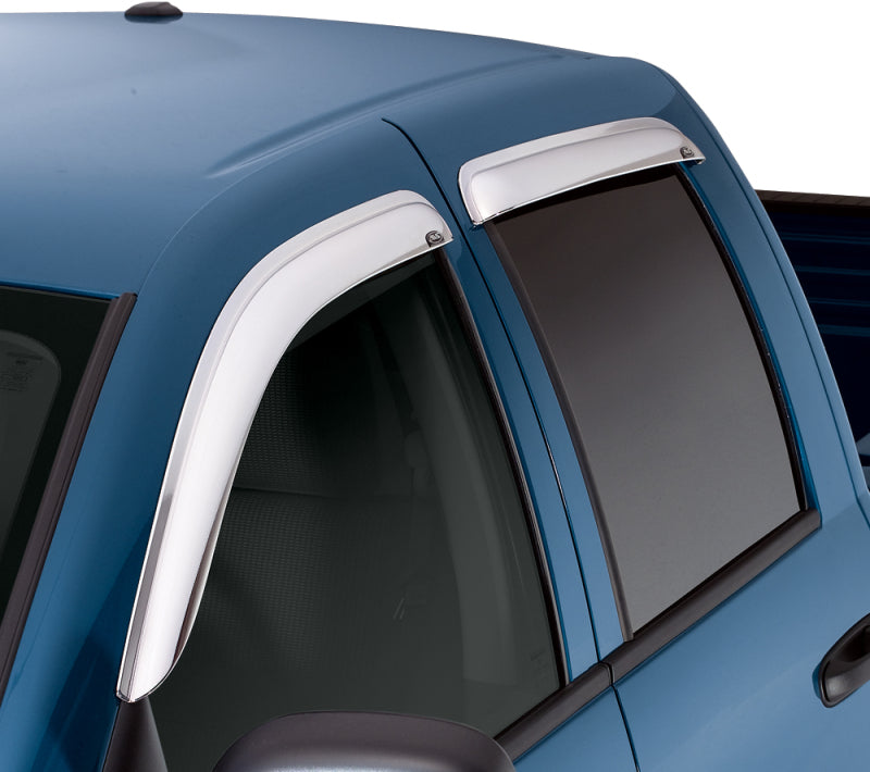 AVS 684166 - AVS684166 - AVS 10-17 Chevy Equinox Ventvisor Outside Mount Front & Rear Window Deflectors 4pc - Chrome - Shipped in Europe - Tuningsupply.com