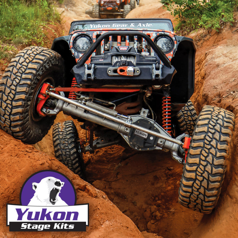 Yukon Gear & Axle YGK012STG2 - YUKYGK012STG2 - Yukon Gear 07-17 Jeep Wrangler (JK) Stage 2 Re-Gear Kit w/Diff Covers (for Dana 30/44) - 4.56 - Shipped in Europe - Tuningsupply.com