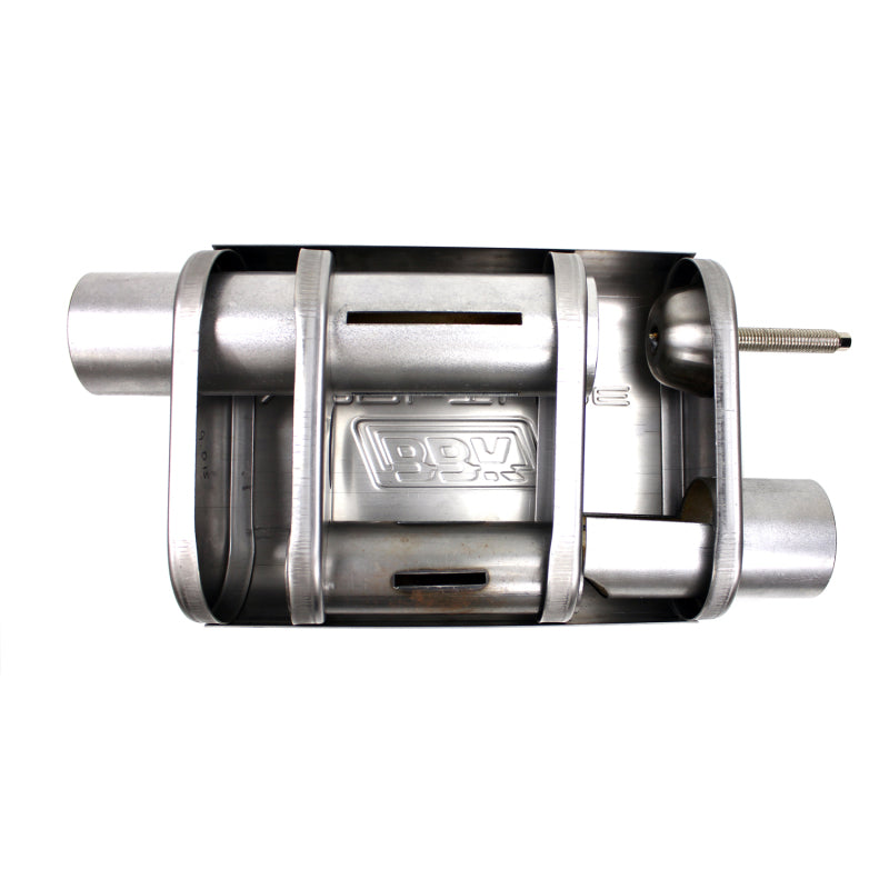 BBK 31015 - BBK31015 - BBK VariTune Adjustable Performance Muffler 2-1/2 Offset/Offset Stainless Steel - Shipped in Europe - Tuningsupply.com