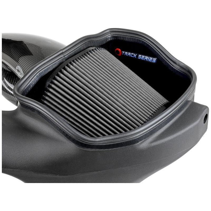aFe 57-10010D - AFE57-10010D - aFe 17-20 Ford F-150/Raptor Track Series Carbon Fiber Cold Air Intake System With Pro DRY S Filters - Shipped in Europe - Tuningsupply.com
