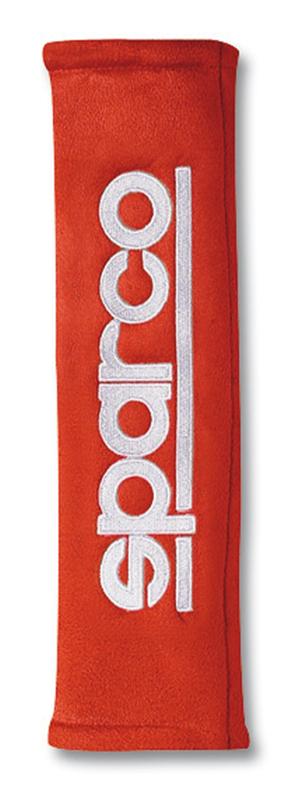 SPARCO 01090R3RS - SPA01090R3RS - Sparco Belt Pad 2In Alcantara Red - Shipped in Europe - Tuningsupply.com