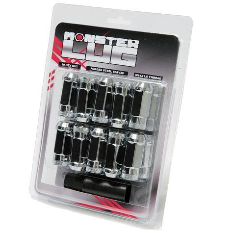 Wheel Mate 33002C - WHM33002C - Wheel Mate Monster Locking Lug Nut Set of 4 - Chrome 14x1.50 - Shipped in Europe - Tuningsupply.com