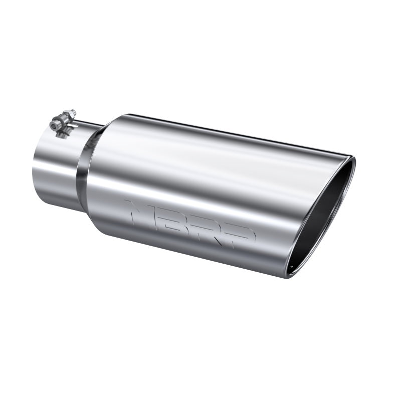MBRP PT5127 - MBRPT5127 - MBRP Universal Tip 7in O.D. Rolled End 5in inlet 18in length - T304 (SINGLE TIP) - Shipped in Europe - Tuningsupply.com