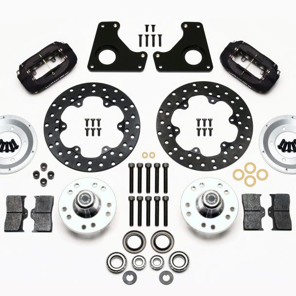 Wilwood 140-1033-BD - WIL140-1033-BD - Wilwood Forged Dynalite Front Drag Kit Drilled Rotor 79-87 GM G Body - Shipped in Europe - Tuningsupply.com