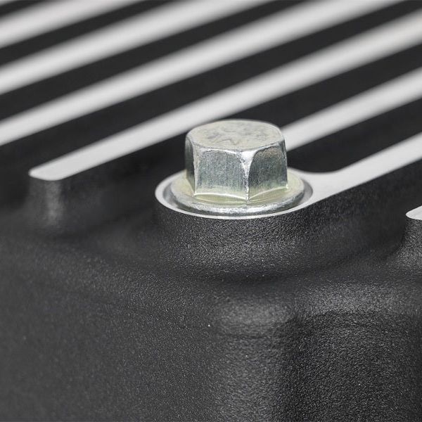 aFe 46-70322 - AFE46-70322 - AFE Pro Series Engine Oil Pan Black w/Machined Fins; 11-16 Ford Powerstroke V8-6.7L (td) - Shipped in Europe - Tuningsupply.com