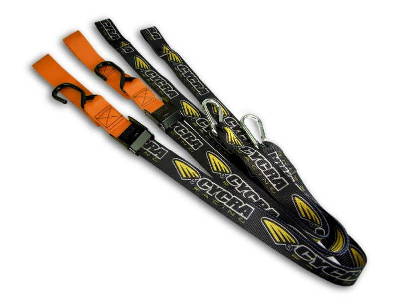 Cycra 1CYC-3081-22 - CYC1CYC-3081-22 - Cycra Tie Down Set - Orange - Shipped in Europe - Tuningsupply.com