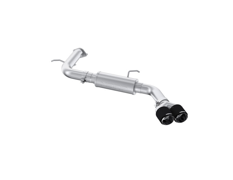 MBRP PS47123CF - MBRPS47123CF - MBRP 21-24 Hyundai Hyundai T304 Stainless Steel 3in Axle-Back Rear Exit W/Dual Carbon Fiber Tip - Shipped in Europe - Tuningsupply.com