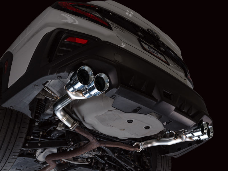 AWE Tuning 3020-42424 - AWE3020-42424 - AWE Tuning 22-25 Subaru VB WRX Track Edition Axle-Back Exhaust - Chrome Silver Tips - Shipped in Europe - Tuningsupply.com